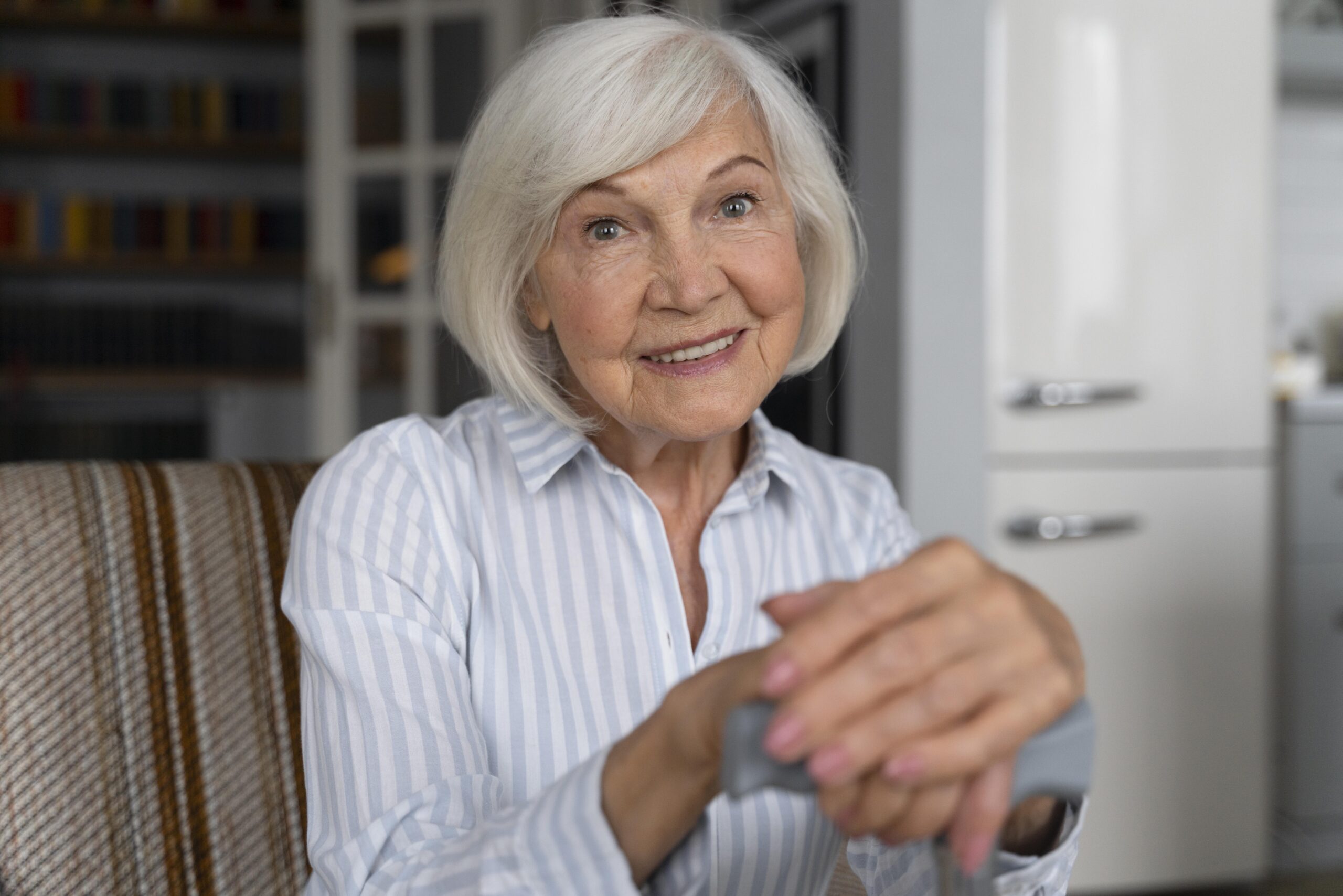 Woman dealing with memory loss